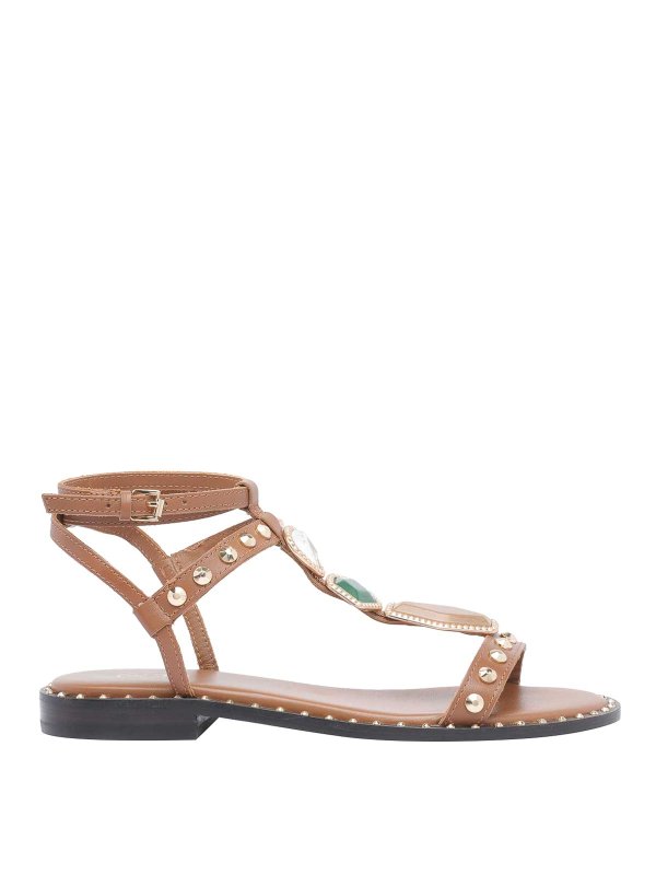 ASH: サンダル - サンダル - ブラウン