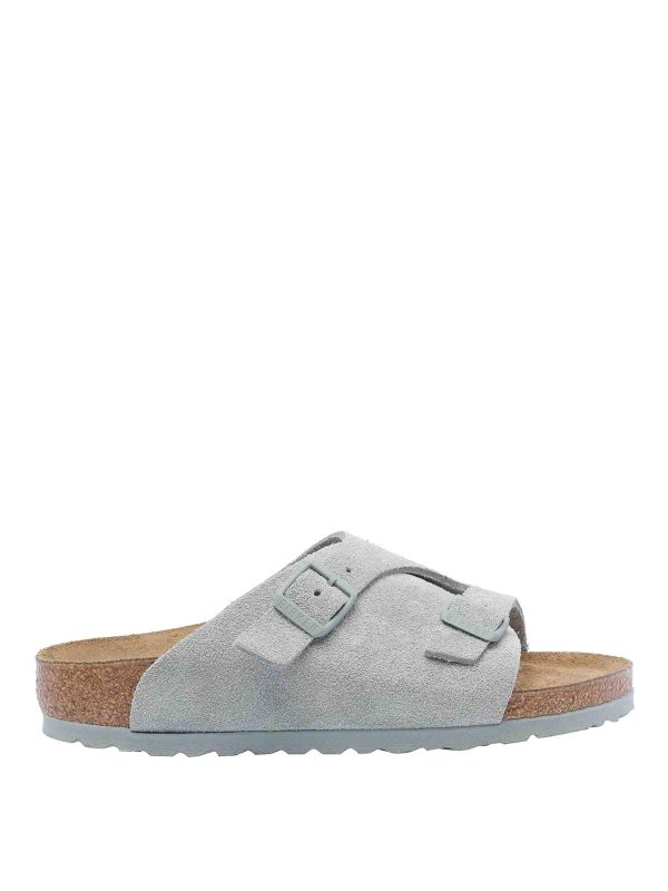 BIRKENSTOCK: sandals - Light Blue Zurich Sandals