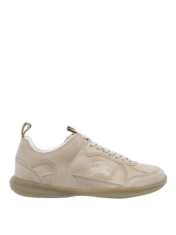 BURBERRY: trainers - Beige Matrix Sneakers