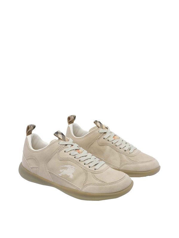 BURBERRY: trainers online - Beige Matrix Sneakers