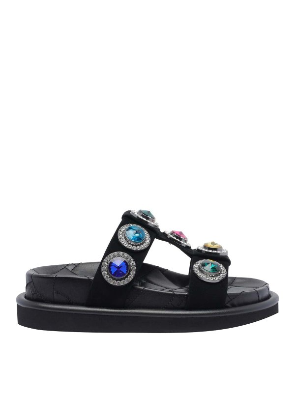 KURT GEIGER: サンダル - サンダル - 黒