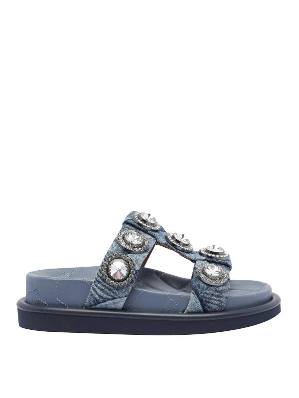 KURT GEIGER: sandals - Orson Crystal Sandals