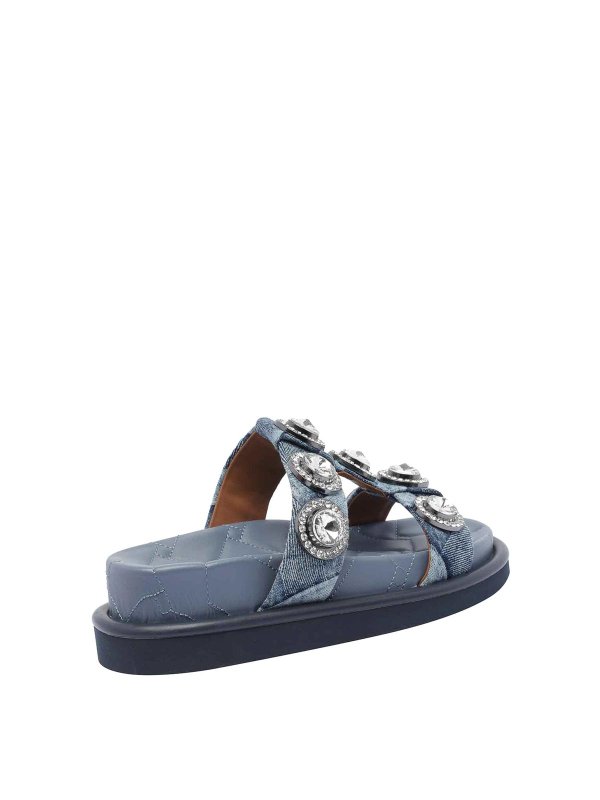 The Best Shops KURT GEIGER: sandals - Orson Crystal Sandals
