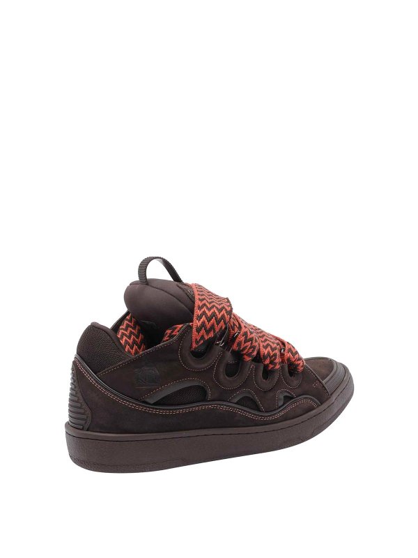 The Best Shops LANVIN: sneakers - Sneaker marrone marrone scuro