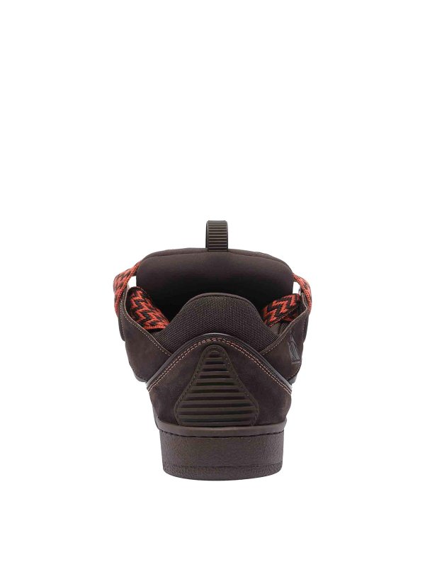 Sneaker marrone marrone scuro shop online: LANVIN