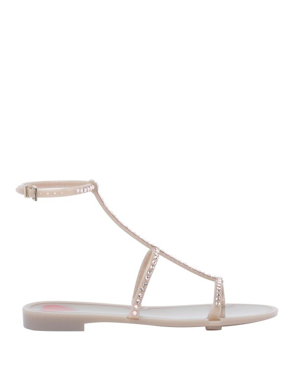 MENGHI: Sandalen - Sandalen - Beige