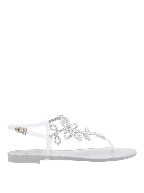 MENGHI: Sandalen - Sandalen - Silber