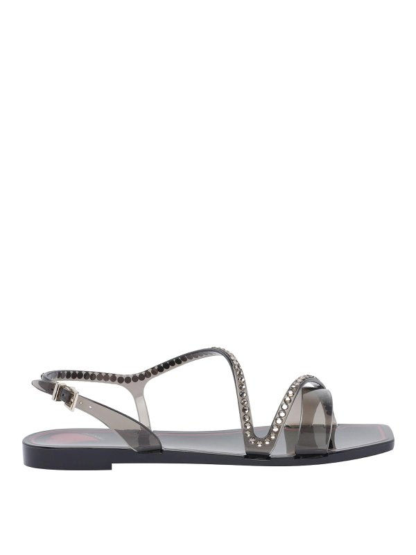 MENGHI: flat shoes - Rubber Flat Sandals