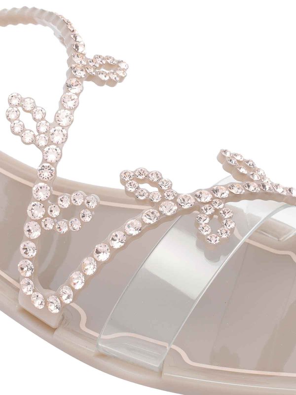 Ivory Sandals shop online: MENGHI