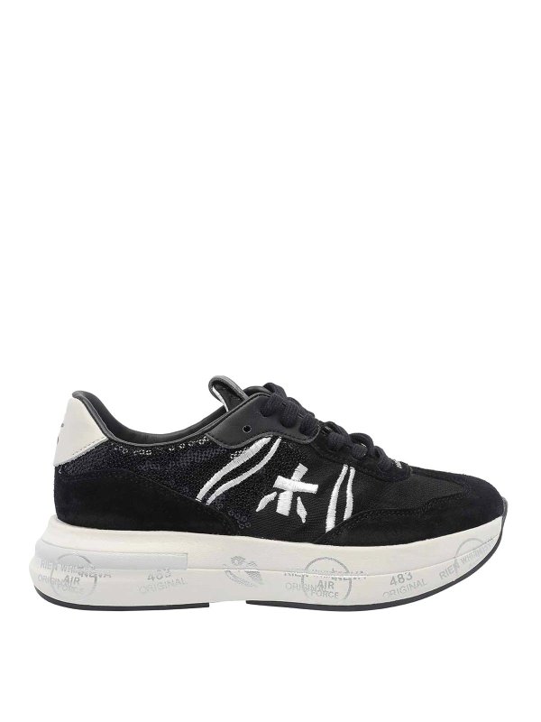 スニーカー PREMIATA Women Sneakers CASSIE7386 Black Premiata Cassie Sneakers - Black - Women | CASSIE7386