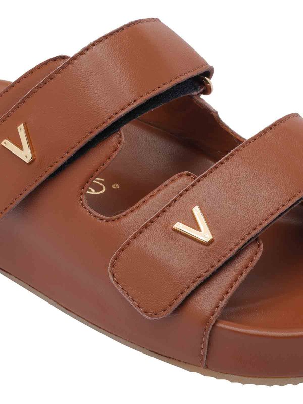 サンダル - ブラウン shop online: VIA ROMA 15