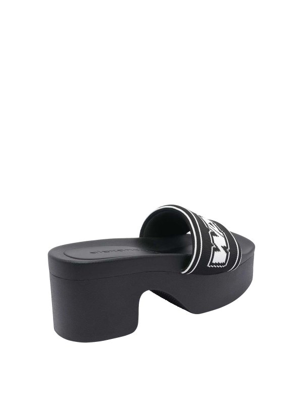 The Best Shops ALEXANDER WANG: sabot - Logo Plateau Sandals