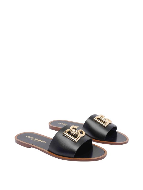 DOLCE & GABBANA: ciabattine mare online - Scivola pelle