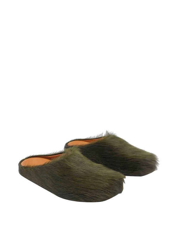 Marni: Zapatos chinelas online - Chinelas - Verde