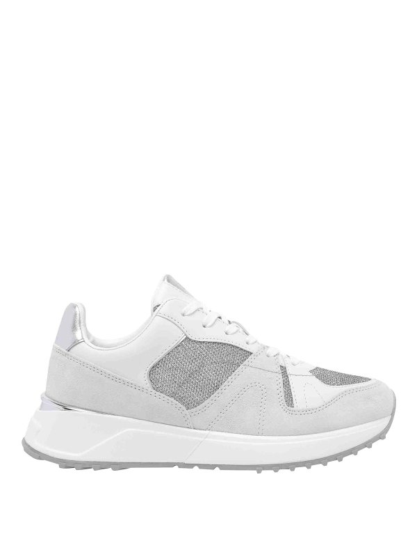 Michael Michael Kors: Chaussures de sport - Baskets - Argent