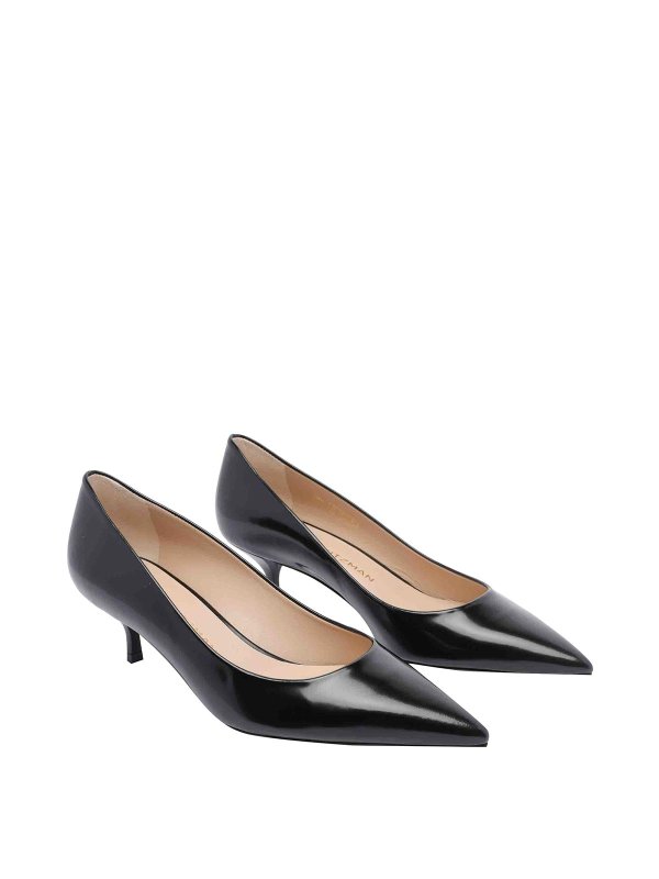 Stuart Weitzman: court shoes online - Black Stuart Power Pumps