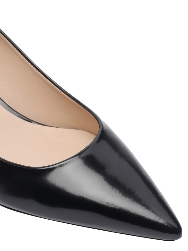 Black Stuart Power Pumps shop online: Stuart Weitzman
