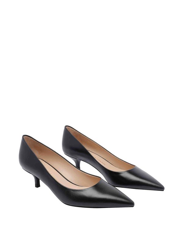 Stuart Weitzman: court shoes online - Black Stuart Power Pumps