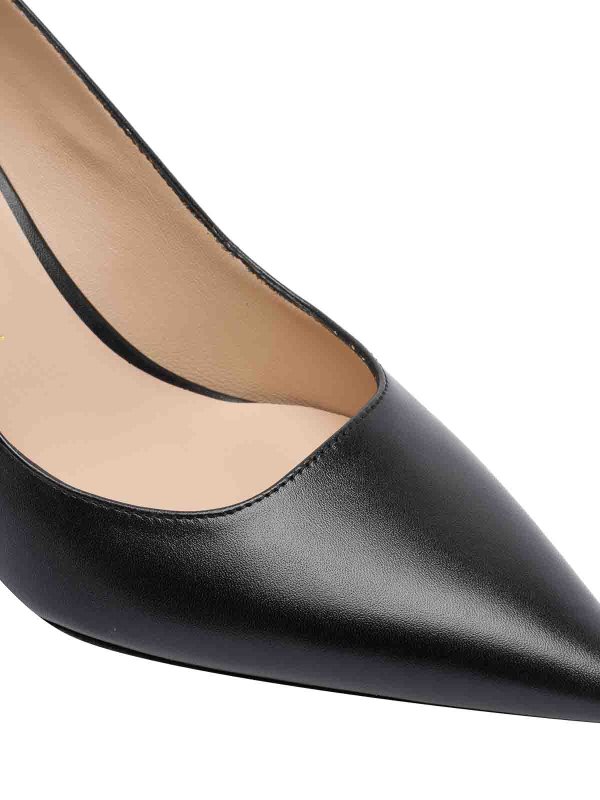 Black Stuart Power Pumps shop online: Stuart Weitzman