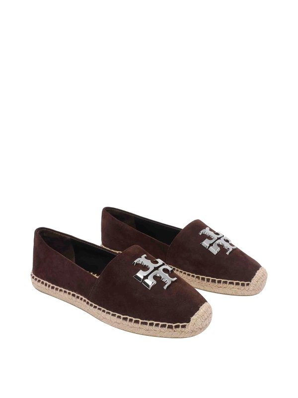 TORY BURCH: espadrilles online - Black Eleanor Espadrilles