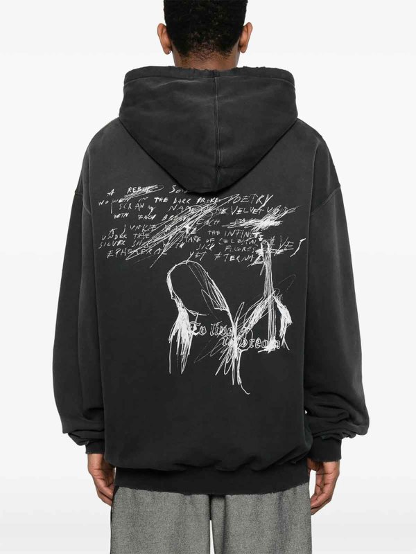 The Best Shops ANN DEMEULEMEESTER: スウェット＆セーター - スウェットシャツ/セーター - 黒