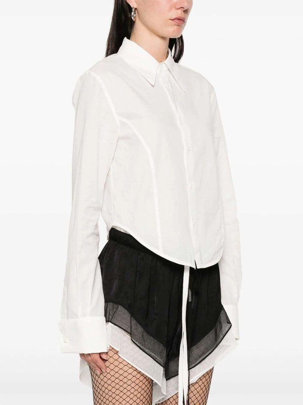 The Best Shops ANN DEMEULEMEESTER: Hemden - Hemd - Weiß