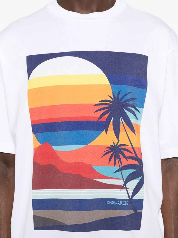 The Best Shops DSQUARED2: T-shirts - T-Shirt - Weiß