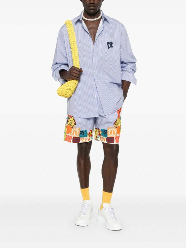 The Best Shops DSQUARED2: Hosen Shorts - Shorts - Blau