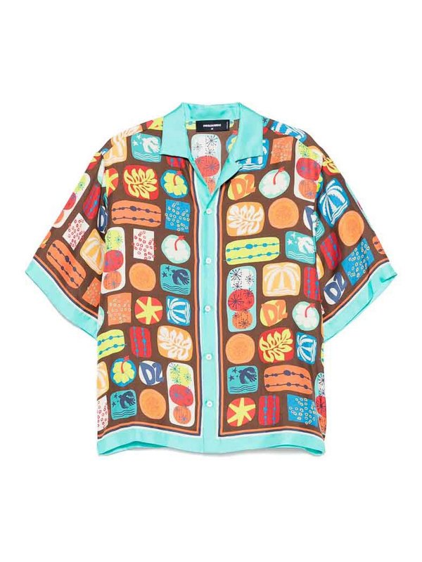 DSQUARED2: Hemden - Hemd - Braun