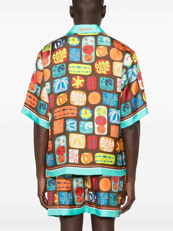 The Best Shops DSQUARED2: Hemden - Hemd - Braun