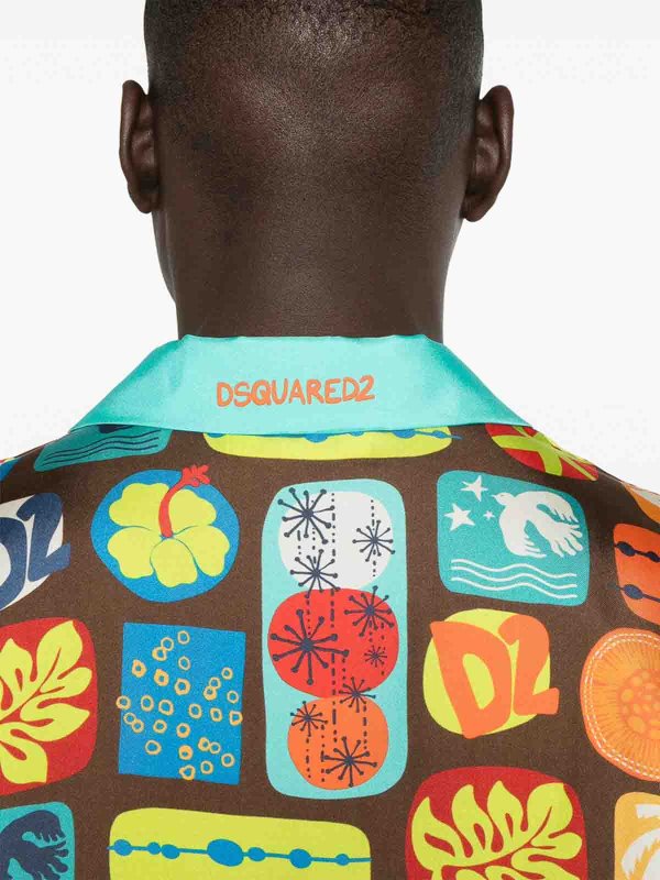 DSQUARED2 buy online Hemd - Braun