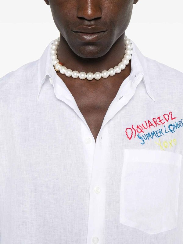 DSQUARED2 buy online Camisa - Blanco