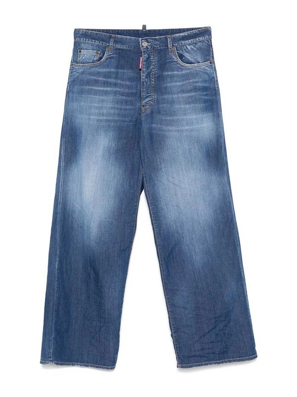 DSQUARED2: カジュアルトラウザー - カジュアルパンツ - ブルー