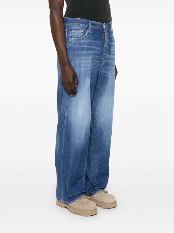 DSQUARED2: カジュアルトラウザー online - カジュアルパンツ - ブルー