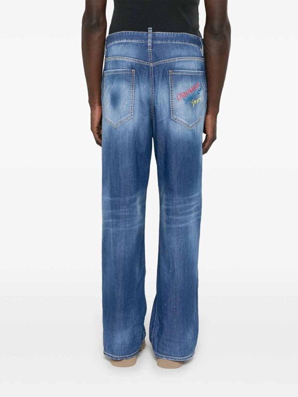 The Best Shops DSQUARED2: カジュアルトラウザー - カジュアルパンツ - ブルー