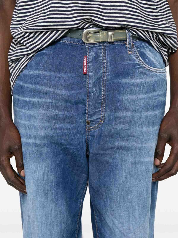 カジュアルパンツ - ブルー shop online: DSQUARED2