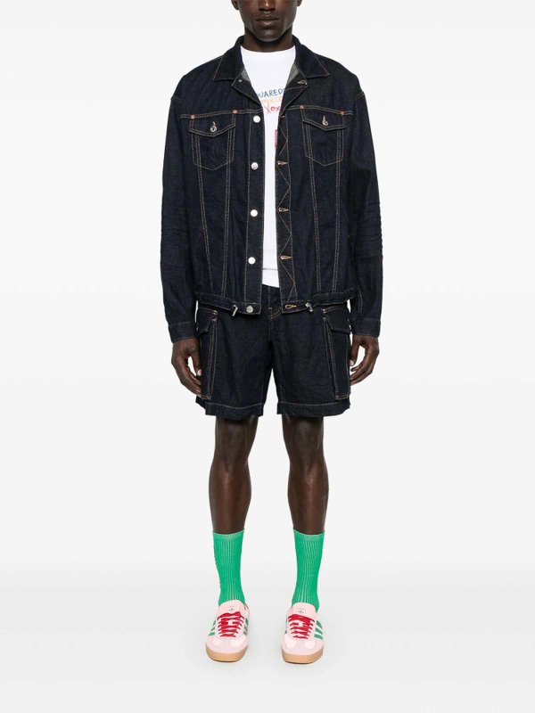 シャツ - ブルー shop online: DSQUARED2