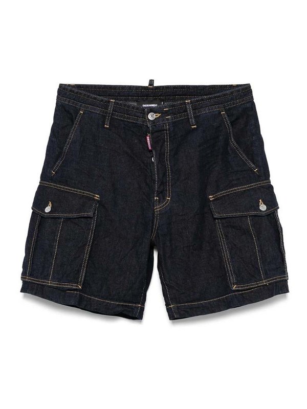 DSQUARED2: Shorts - Shorts - Azul