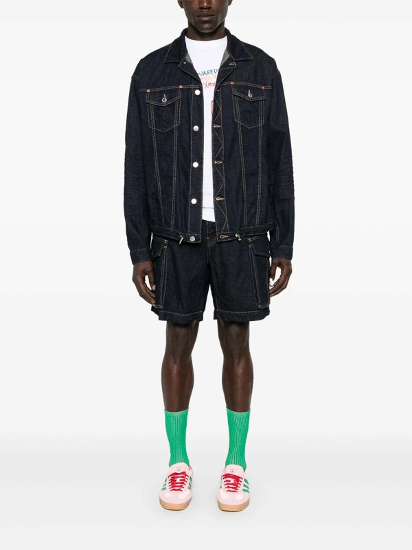 Shorts - Azul shop online: DSQUARED2