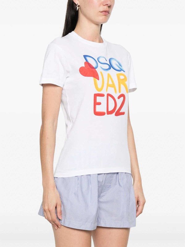 The Best Shops DSQUARED2: Tシャツ - Tシャツ - 白