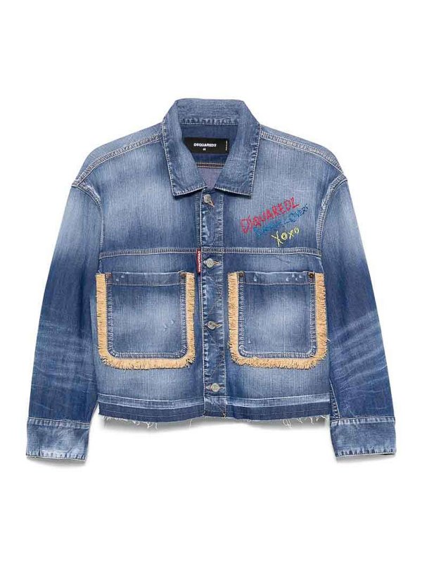 アウターその他 DSQUARED2 Woman Blazer Blue S73AM0358S30341 470 DSQUARED2 Woman Blazer Blue S73AM0358S30341 470 (D SQUARED2