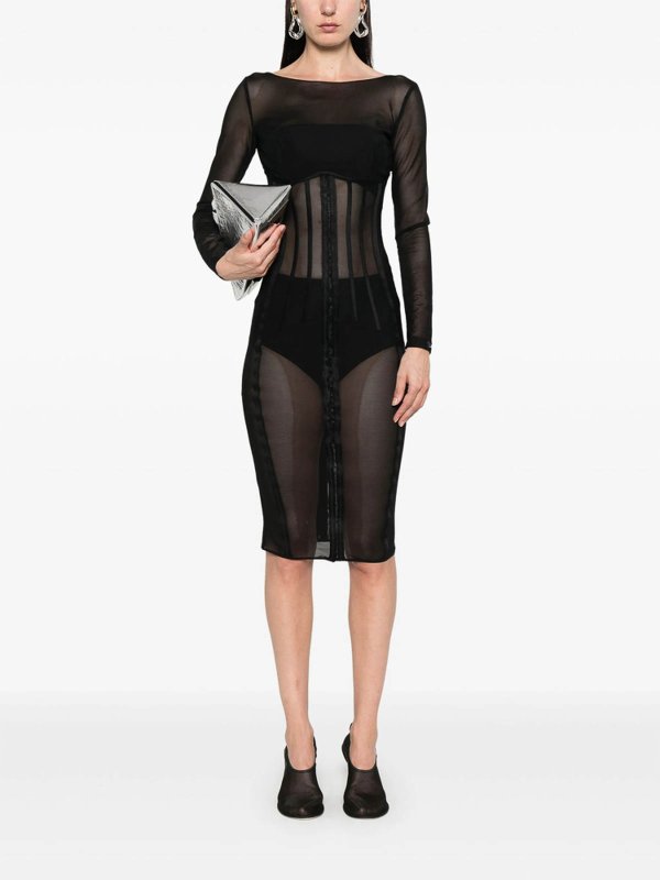 ELISABETTA FRANCHI: knee length dresses online - Dress