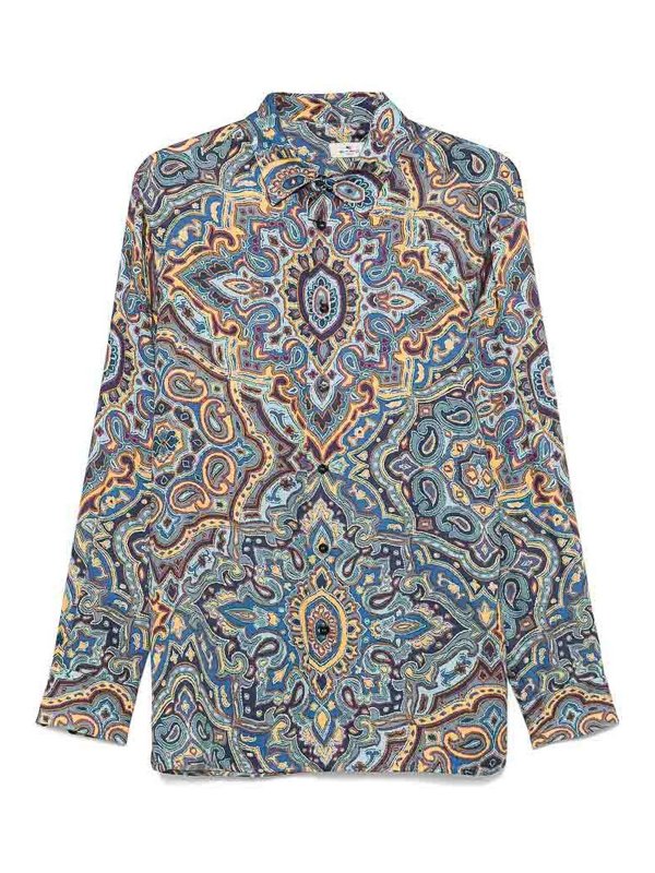 ETRO: シャツ - シャツ - ブルー