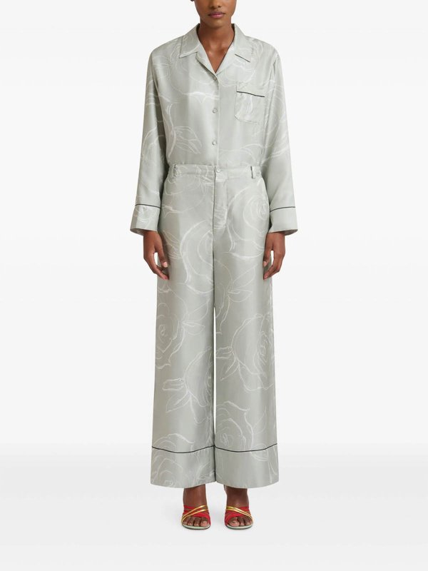 カジュアルパンツ - 緑 shop online: Marni