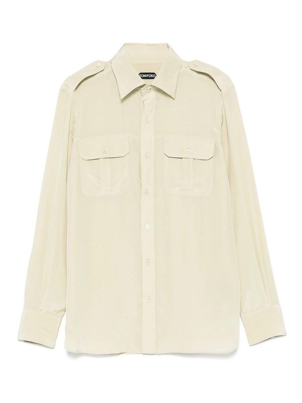 TOM FORD: Hemden - Hemd - Beige