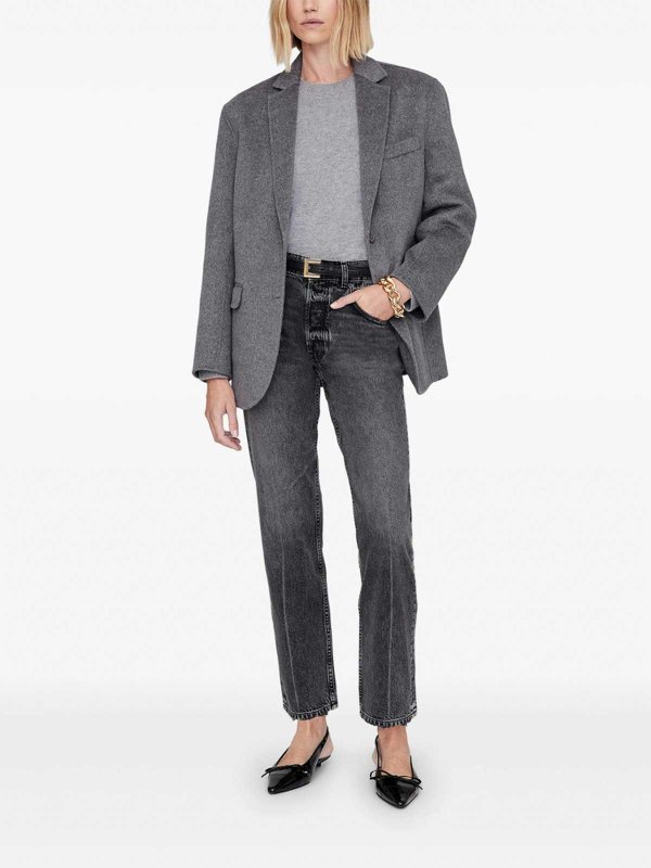 ジャケット ANINE BING Women Jackets A0110719WO GRM5 GREY Anine Bing Jacket - Grey - Women | A0110719GRM5 | thebs.com