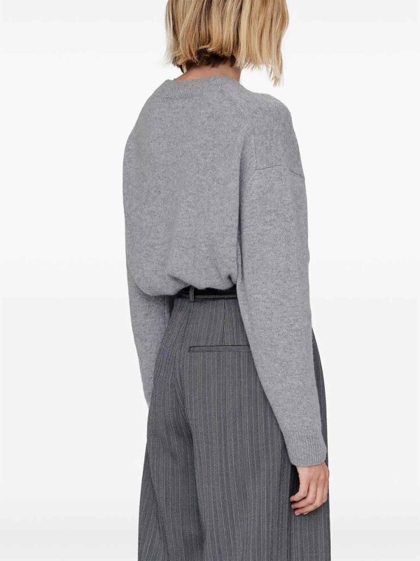 Pull Col Rond - Gris shop online: ANINE BING