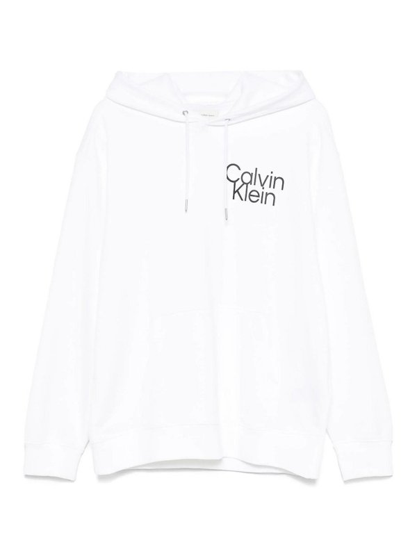 CALVIN KLEIN: Sweatshirts und Pullover - Sweatshirt - Weiß