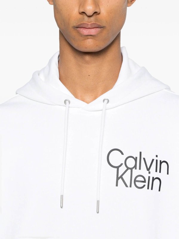 The Best Shops CALVIN KLEIN: Sweatshirts und Pullover - Sweatshirt - Weiß