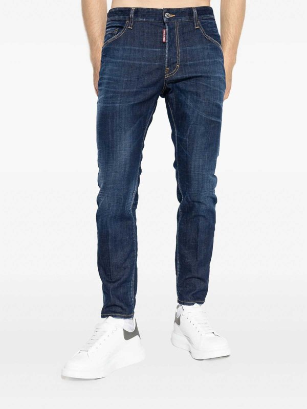 DSQUARED2: Jeans évasés online - Jean Bootcut - Bleu